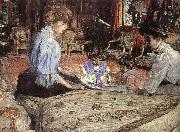 Edouard Vuillard The lady and their children Sweden oil painting artist
